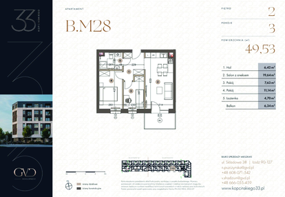 Mieszkanie w inwestycji: Kopcińskiego 33