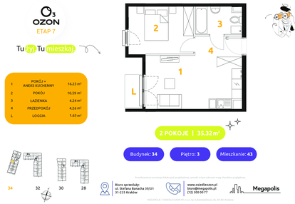 Mieszkanie w inwestycji: Osiedle Ozon etap VII