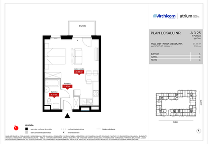 Mieszkanie w inwestycji: Atrium - Nowy Szczepin