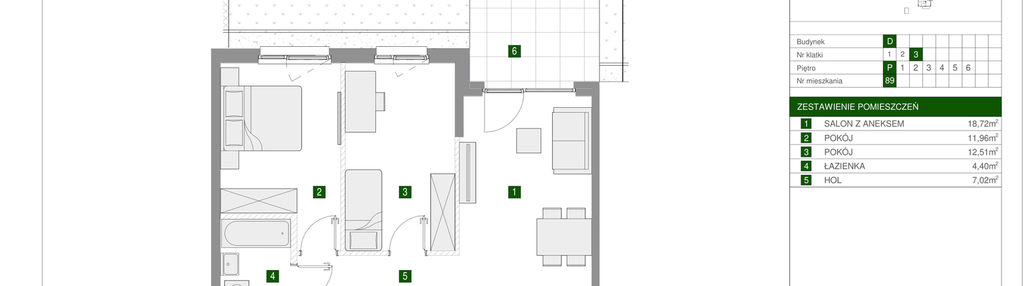 Mieszkanie w inwestycji: Osiedle Urbino etap 1.4