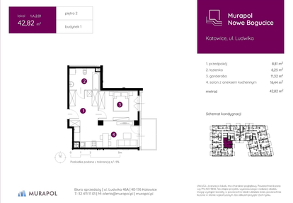 Mieszkanie w inwestycji: Murapol Nowe Bogucice