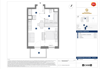 Mieszkanie w inwestycji: Apartamenty Park Matecznego Etap 1