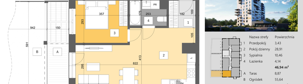 Mieszkanie w inwestycji: Dworzysko Park - Etap III