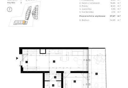 Mieszkanie w inwestycji: Cisha Apartamenty Dziwnów