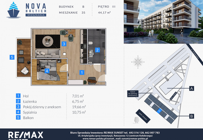Mieszkanie w inwestycji: Nova Baltica Mieszkania Kołobrzeg
