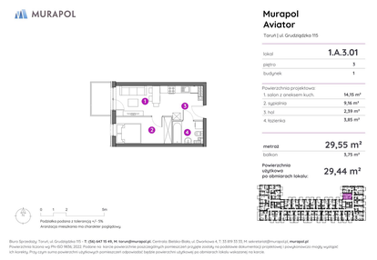 Mieszkanie w inwestycji: Murapol Aviator