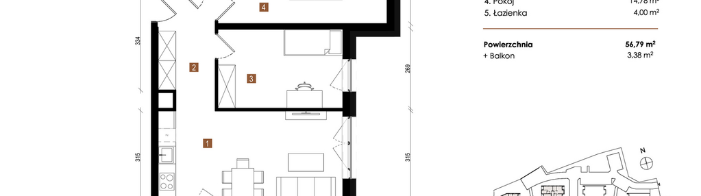 Mieszkanie w inwestycji: Apartamenty Sudetia