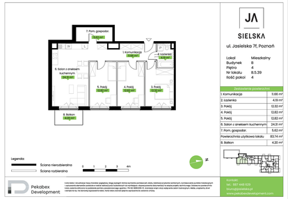 Mieszkanie w inwestycji: JA_SIELSKA V