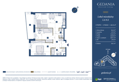 Mieszkanie w inwestycji: GEDANIA Riverside Living