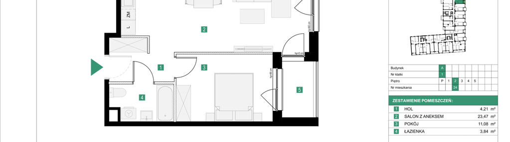 Mieszkanie w inwestycji: Osiedle Międzyleska - etap III