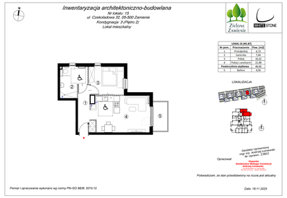 Mieszkanie w inwestycji: Zielone Zamienie IX