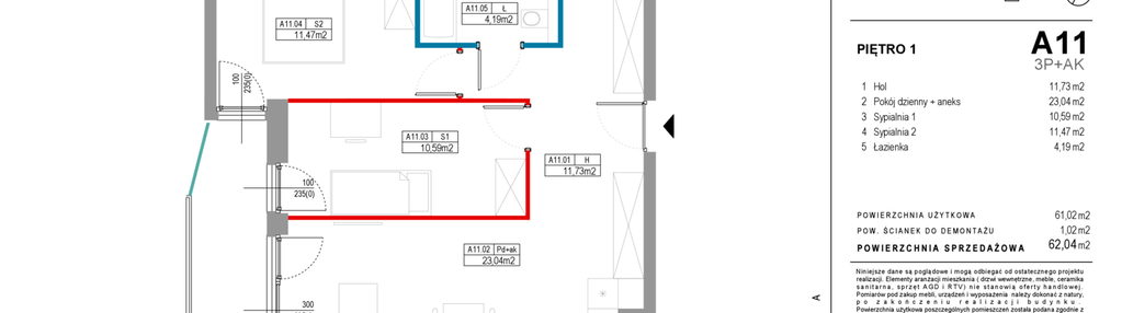 Mieszkanie w inwestycji: Grunwald Między Drzewami etap II