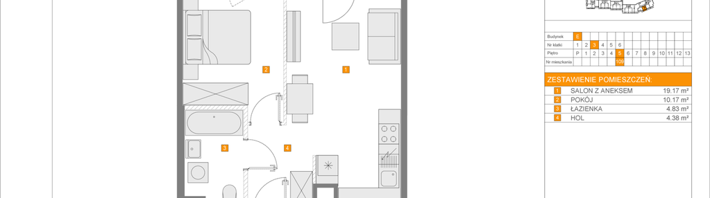 Mieszkanie w inwestycji: Apartamenty Literacka etap 2.2