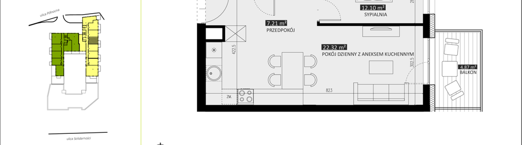 Mieszkanie w inwestycji: Apartamenty Północna etap II