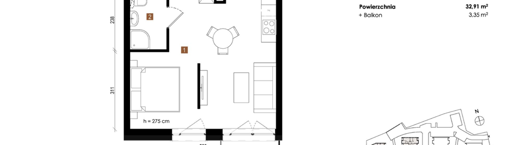 Mieszkanie w inwestycji: Apartamenty Sudetia