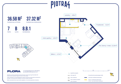 Mieszkanie w inwestycji: Piotra 4