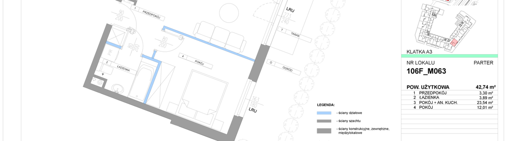 Mieszkanie w inwestycji: Miasteczko Jutrzenki Dzielnica Hortensji
