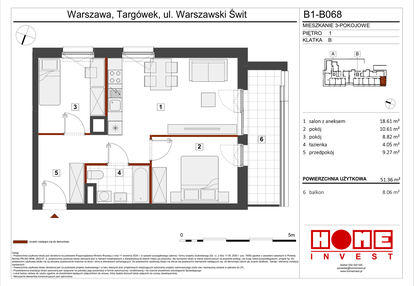 Mieszkanie w inwestycji: Warszawski Świt etap VIII