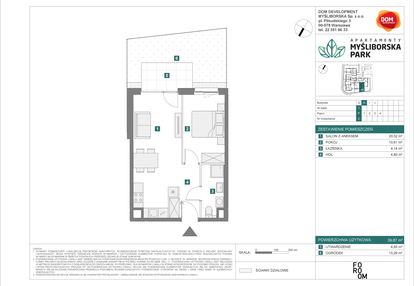 Mieszkanie w inwestycji: Apartamenty Myśliborska Park