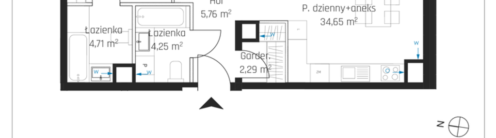 Mieszkanie w inwestycji: Nadmotławie Apartments etap I