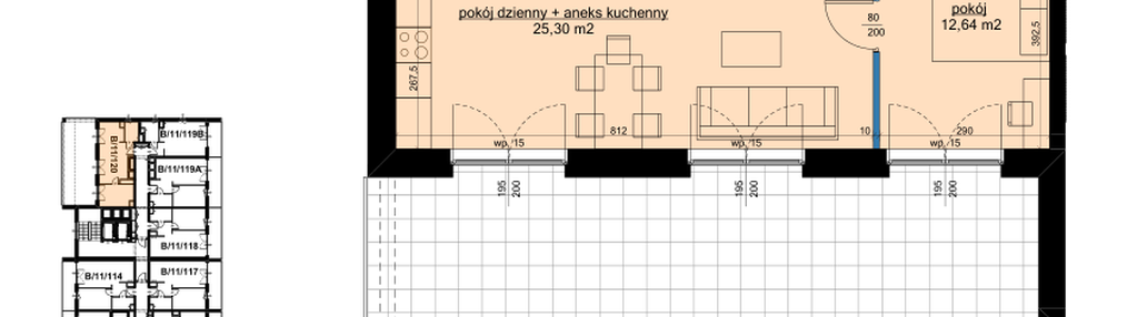 Mieszkanie w inwestycji: Osiedle Hawelańska etap III - bud. B