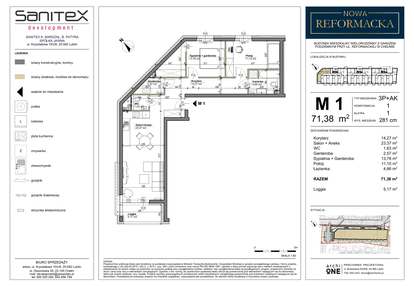 Mieszkanie w inwestycji: Nowa Reformacka