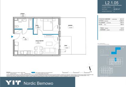 Mieszkanie w inwestycji: Nordic Bemowo - etap III