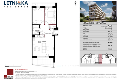 Mieszkanie w inwestycji: Letnicka Residence