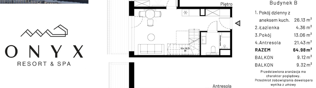 Mieszkanie w inwestycji: Onyx Resort & Spa
