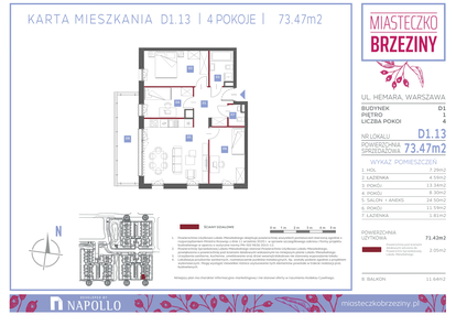 Mieszkanie w inwestycji: Miasteczko Brzeziny II