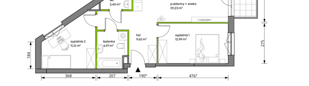 Mieszkanie w inwestycji: Trzcinowa Vita