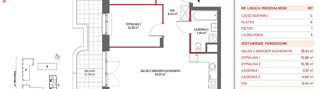 Mieszkanie w inwestycji: Omulewska