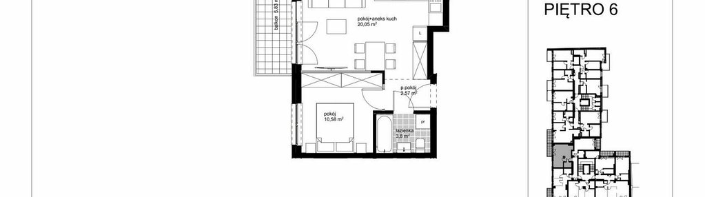 Mieszkanie w inwestycji: Apartamenty Kopernika - etap II