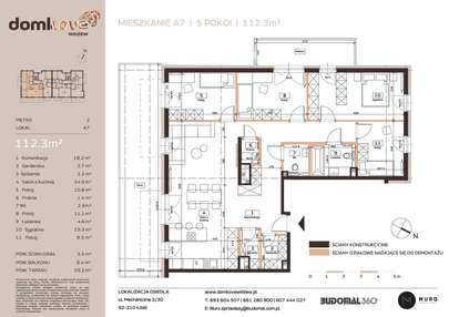 Mieszkanie w inwestycji: Domkove Widzew