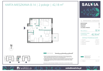 Mieszkanie w inwestycji: Osiedle Salvia