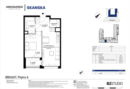 Mieszkanie w inwestycji: Awangarda Mogilska