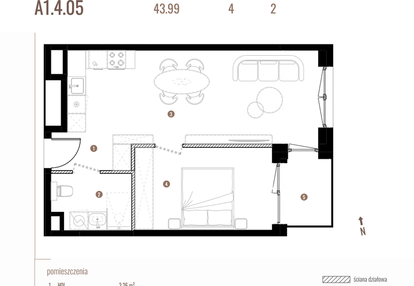 Mieszkanie w inwestycji: Belg Apartamenty etap II
