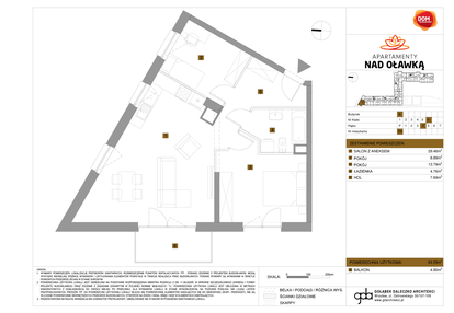 Mieszkanie w inwestycji: Apartamenty nad Oławką etap II