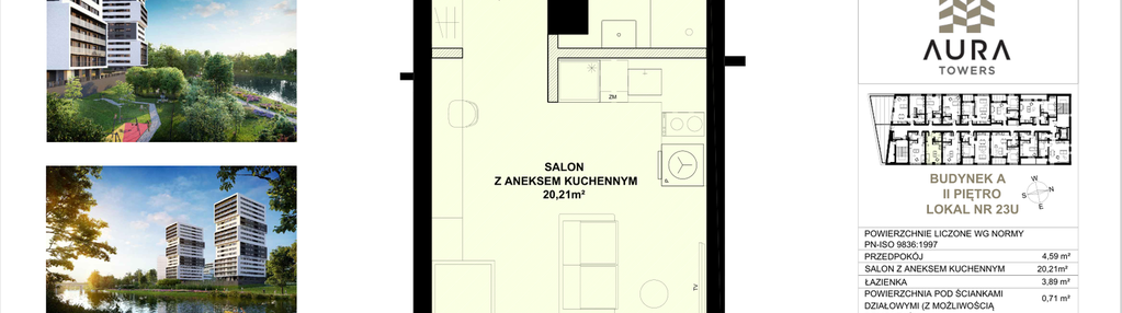 Mieszkanie w inwestycji: Aura Towers
