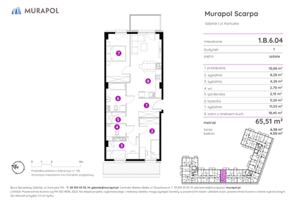 Mieszkanie w inwestycji: Murapol Scarpa