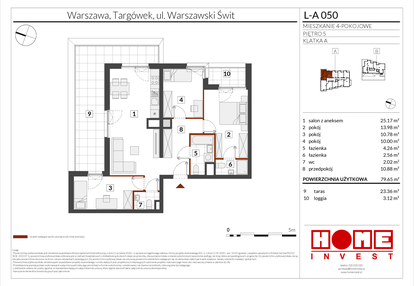 Mieszkanie w inwestycji: Warszawski Świt etap XII