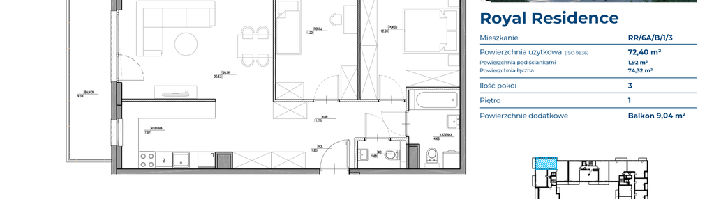 Mieszkanie w inwestycji: Royal Residence 6A