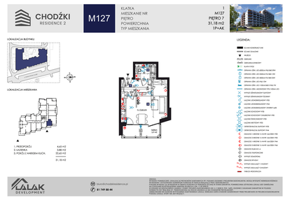 Mieszkanie w inwestycji: Chodźki Residence 2