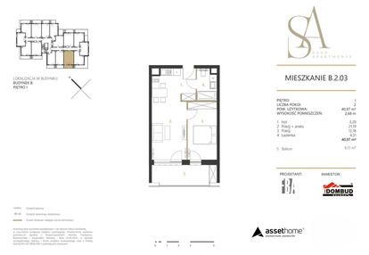 Mieszkanie w inwestycji: Sand Apartments