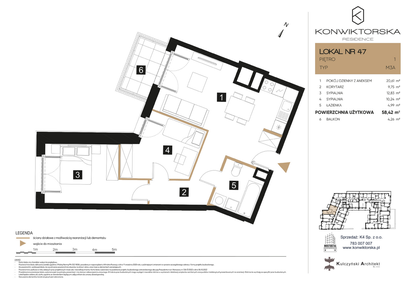 Mieszkanie w inwestycji: Konwiktorska Residence