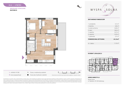 Mieszkanie w inwestycji: Wyspa Solna Etap III, budynek B