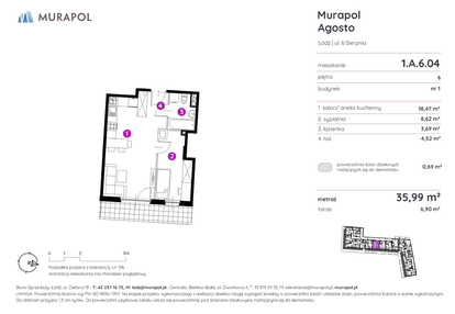 Mieszkanie w inwestycji: Murapol Agosto