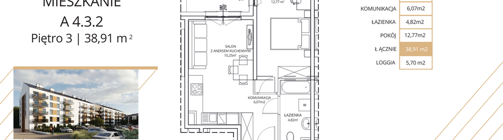Mieszkanie w inwestycji: Apartamenty Nowe Miasto