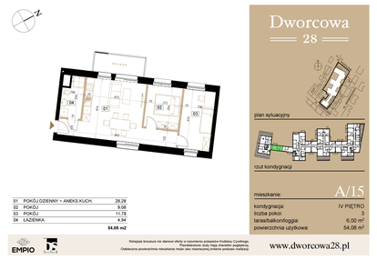 Mieszkanie w inwestycji: Dworcowa 28