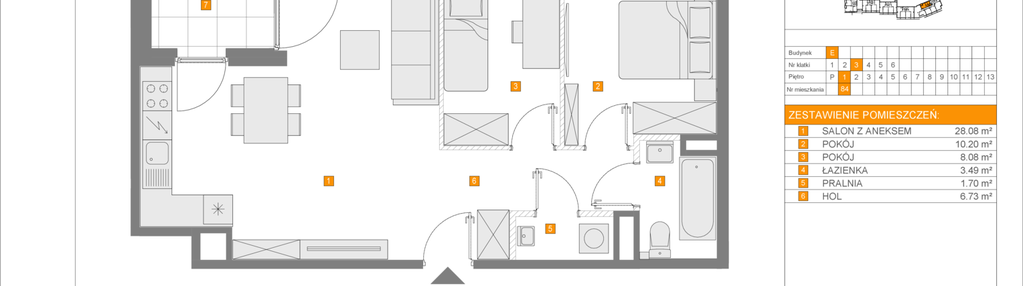 Mieszkanie w inwestycji: Apartamenty Literacka etap 2.2